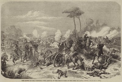 La Batalla del Volturno, la Llegada de los Piamonteses al Campo de Capua de Konrad Grob